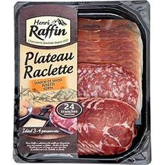Plateau raclette jambon de Savoie rosette coppa