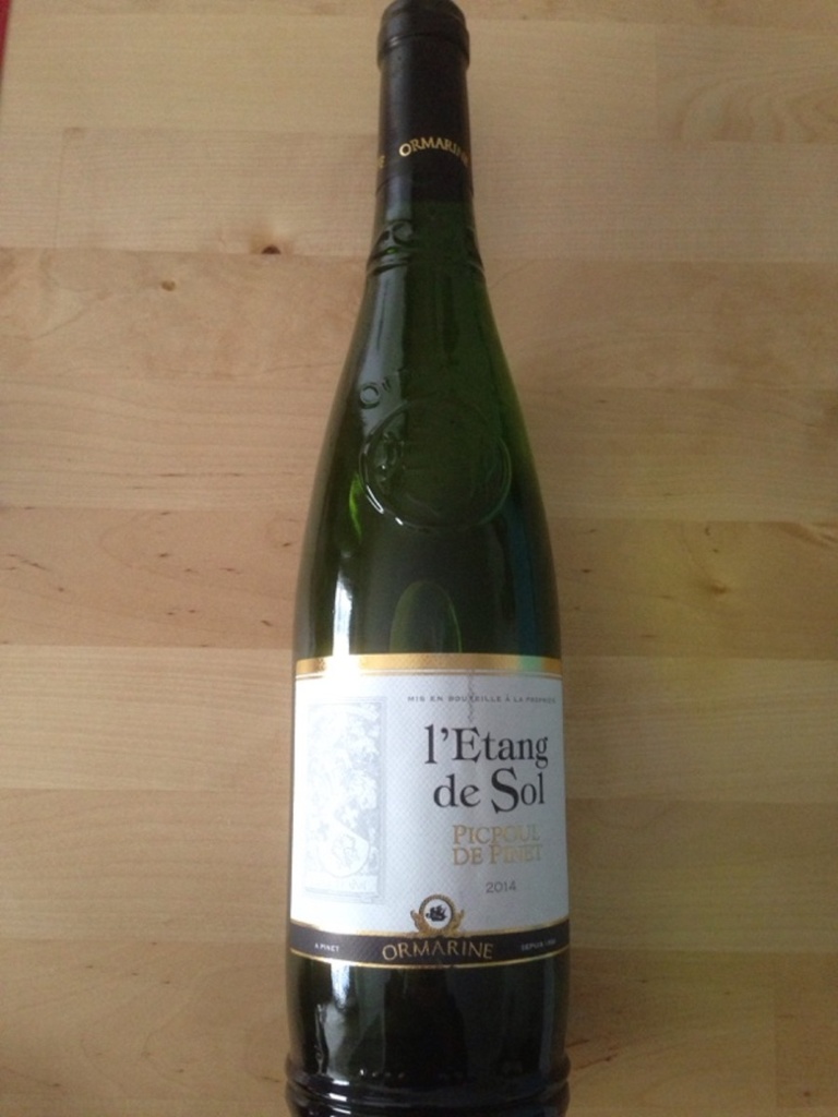 Vin blanc Picpoul De Pinet Etang de Sol- 75cl