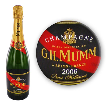 G.H. Mumm, Millésime 2004, champagne brut, la bouteille de 75 cl