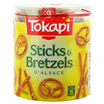 Biscuits Tokapi Sticks Bretzels 300g