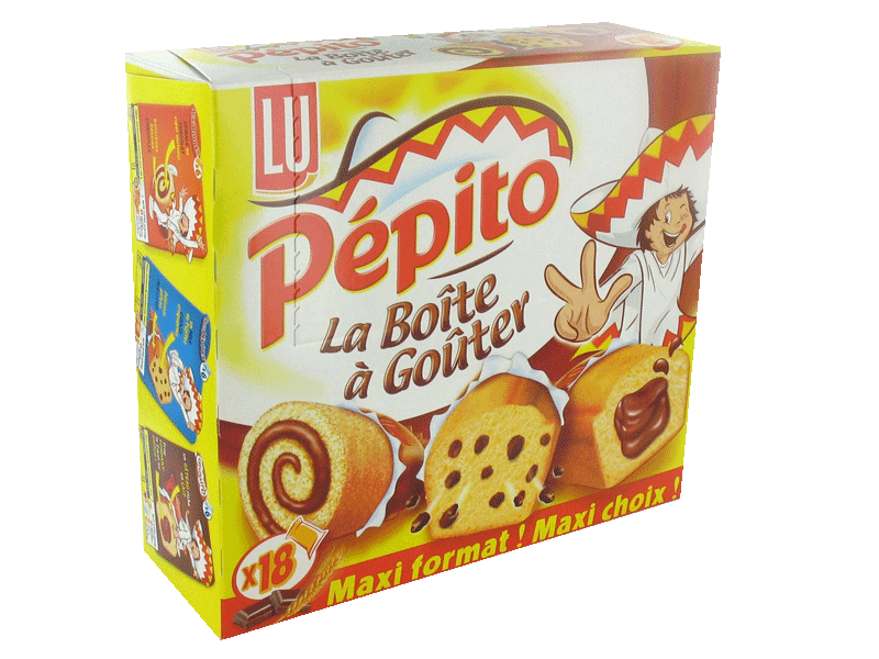 Pepito - La boite a gouter, assortiment de gateaux moelleux