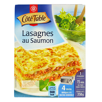 Lasagnes saumon Cote Table 350g