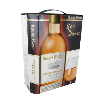 Vin rose Cinsault Roche Mazet 12%vol. 3l