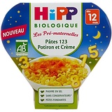 HiPP BIOLOGIQUE Pâtes 123 Potiron/Crème dès 12 Mois 6 Assiettes de 230 g