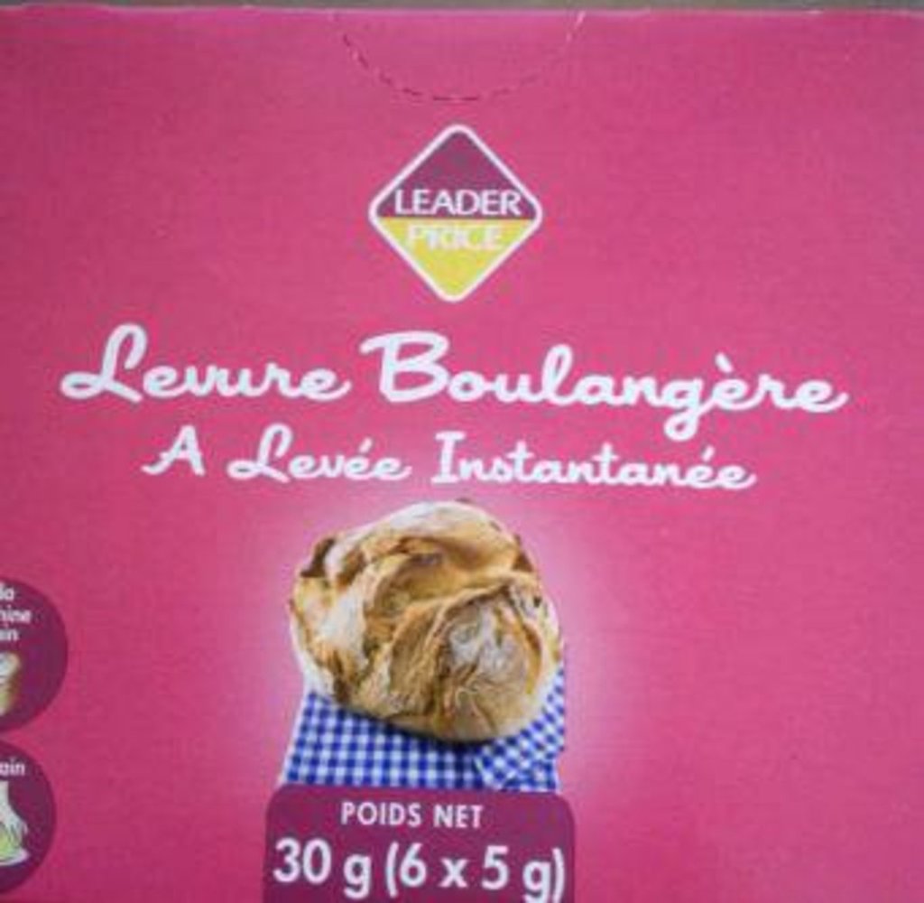 Levure Boulangère - Carrefour - 30 g (6 x 5 g)