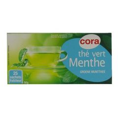 Cora the vert menthe 25 sachets 50g