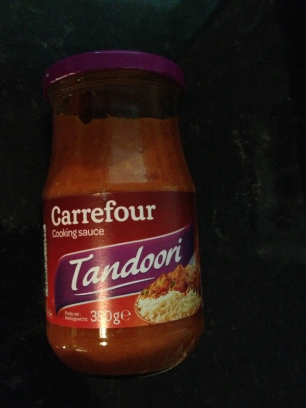 Sauce indienne curry tandoori