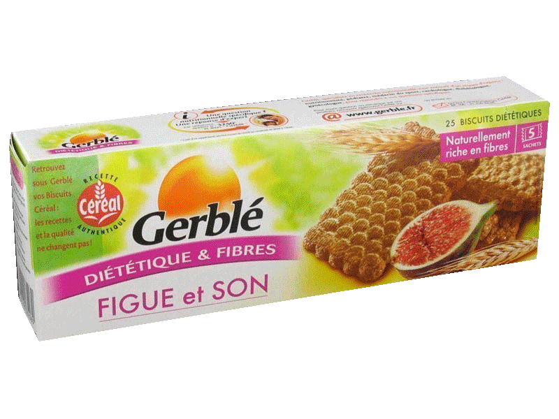 Biscuits Gerble Figue et son 210g