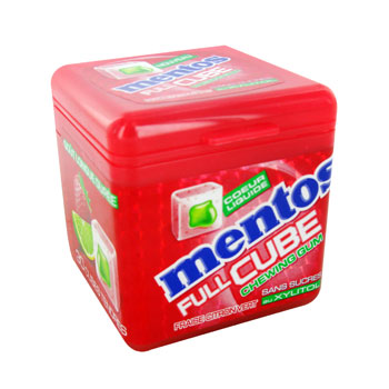 MENTOS Pure fresh chewing-gum menthe et thé vert 50 dragées 100g pas cher 