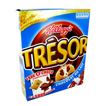 Cereales Tresor Kellogg's Chocolat au lait 400g