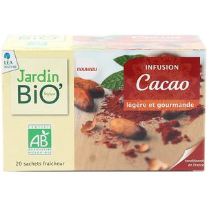 Jardin bio infusion cacao bio 20 sachets de 1.5g soit 30g