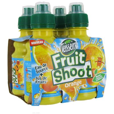 Teisseire Fruit Shootpack 4x20 cl Orange