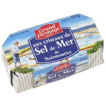 Beurre aux cristaux de sel de mer de Noirmoutier 80% de matiere grasse.
