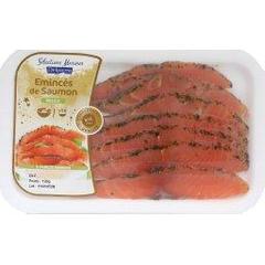 Delpierre, Emince de saumon basilic, la barquette de 120 gr