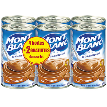 Creme caramel Mont Blanc 4x570g