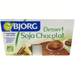 Dessert soja saveur chocolat BJORG, 4x125g
