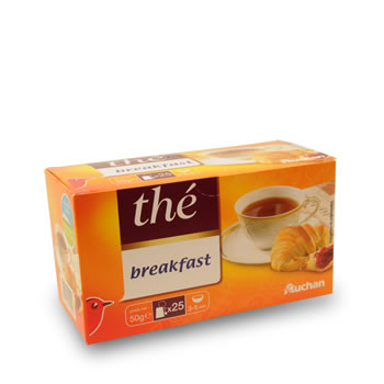 Breakfast - The du petit-dejeuner - 25 sachets