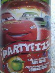 PartyFizz - Cars - Boisson pétillante à la Pomme sans alcool