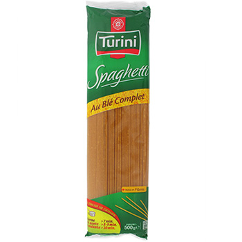 Spaghetti au ble complet Turini 500g