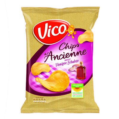 AUCHAN Chips tuiles saveur spicy 170g pas cher 