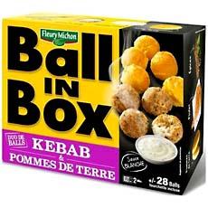 Fleury Michon ball in box kebab poulet pomme de terre 240g