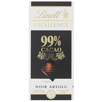 Lindt Excellence noirissime 99% cacao 50g