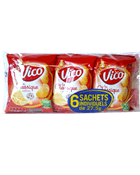 Vico Chips La Classique nature les 6 sachets - 165 g