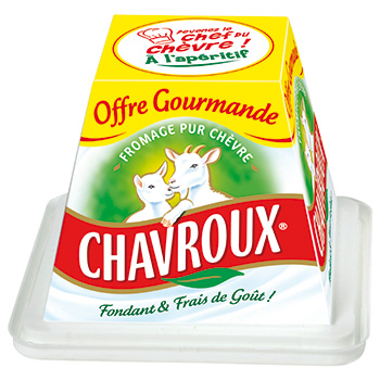 fromage chèvre chavroux nature pot 150g
