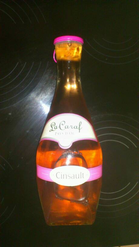 La Carafe Vin de pays d'Oc - Cinsault, vin rosé la bouteille de 75 cl