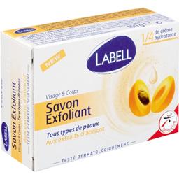 Labell, Savon exfoliant tous types de peaux, visage & corps, le pain de 100 g