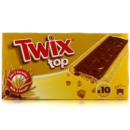Twix Biscuits Top caramel chocolat au lait les 10 biscuits de 21 g