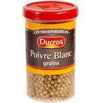 Ducros poivre blanc grains boite menagere 100g