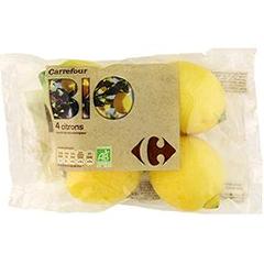 Citrons jaunes Primofiori bio Carrefour