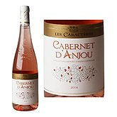 Vin rosé Cabernet d'Anjou Les Caractères AOC 2014 75cl