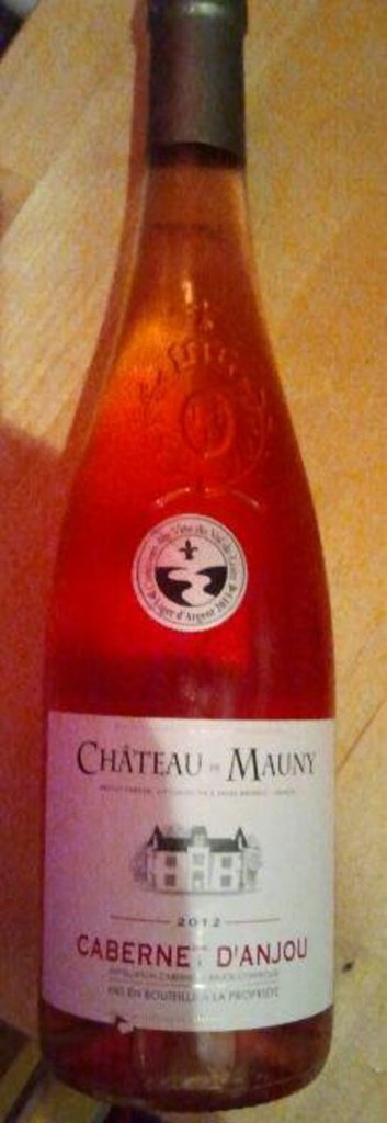 CVT Cabernet d'Anjou AOP rosé Ch.De Mauny MDP 2012 ble 75cl