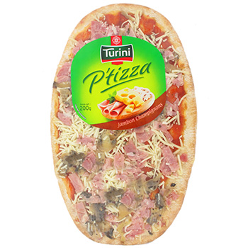 Pizza Jambon Fromage Champigons Turini 200g