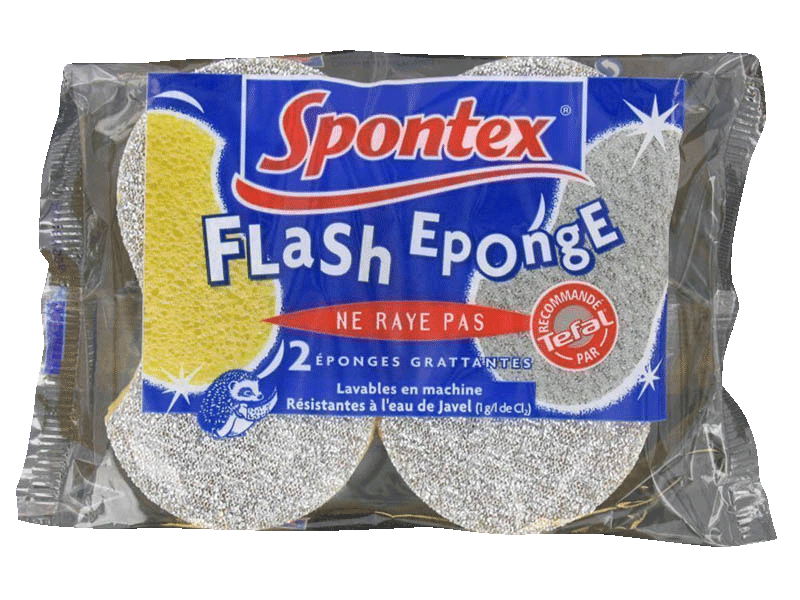SPONTEX Flash Eponge Eponges grattantes