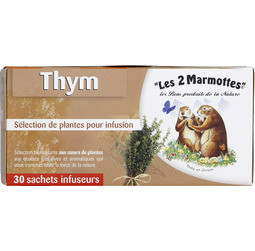 Tisane aux queues de cerises les 2 marmottes, 35 sachets, 60g - Tous les  produits infusions - Prixing